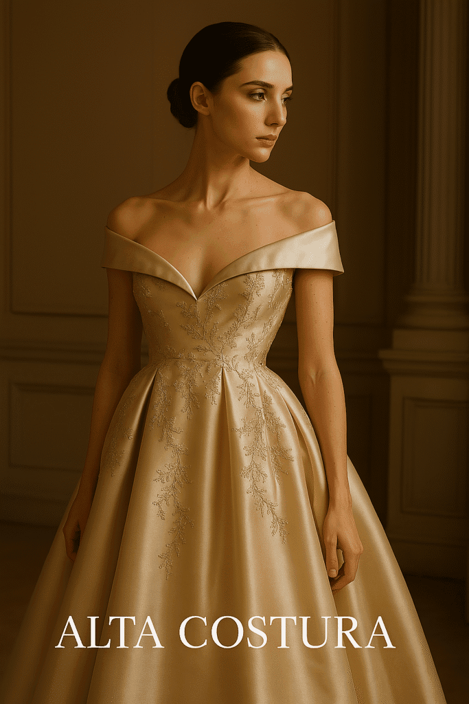 Alta costura – Vestido exclusivo para gala de lujo
