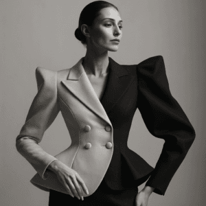 Chaquetas y siluetas arquitectónicas en Alta Costura