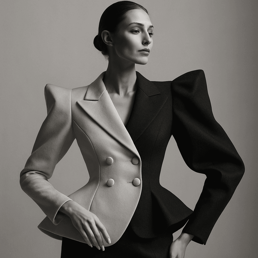 Chaquetas y siluetas arquitectónicas en Alta Costura