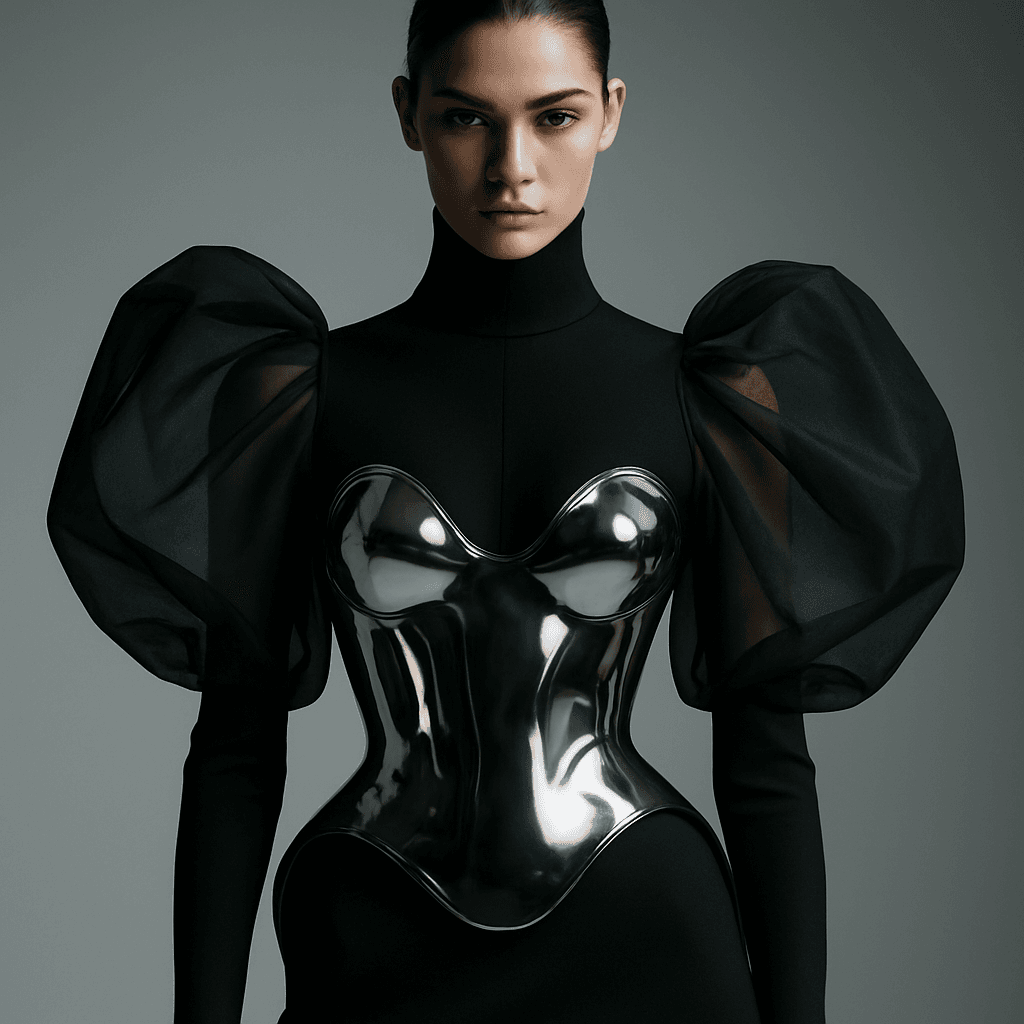 Materiales innovadores en Moda Futurista de Lujo