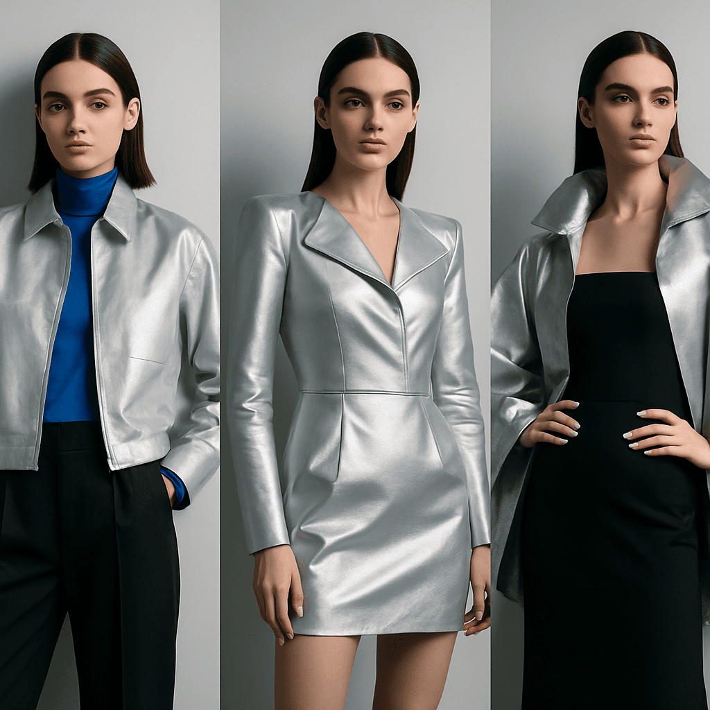 Colores clave en Moda Futurista de Lujo y cómo combinarlos — Looks por ocasión: ejemplos accionables