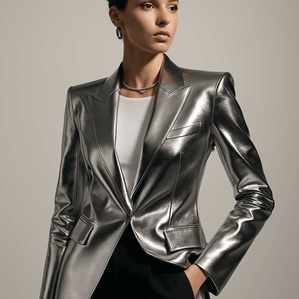 Cómo combinar metalizados en Moda Futurista de Lujo