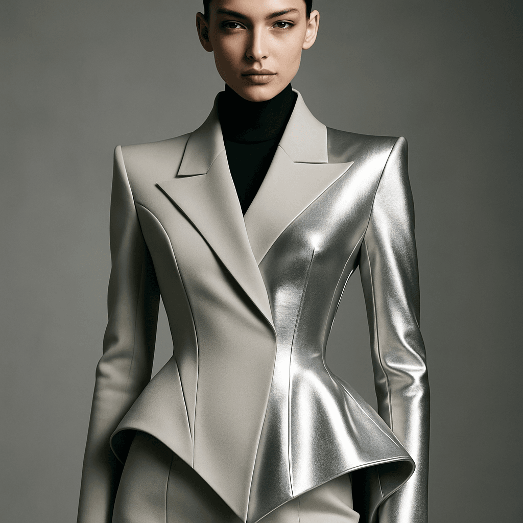 Moda Futurista de Lujo: Siluetas, Materiales y Tendencias 2026