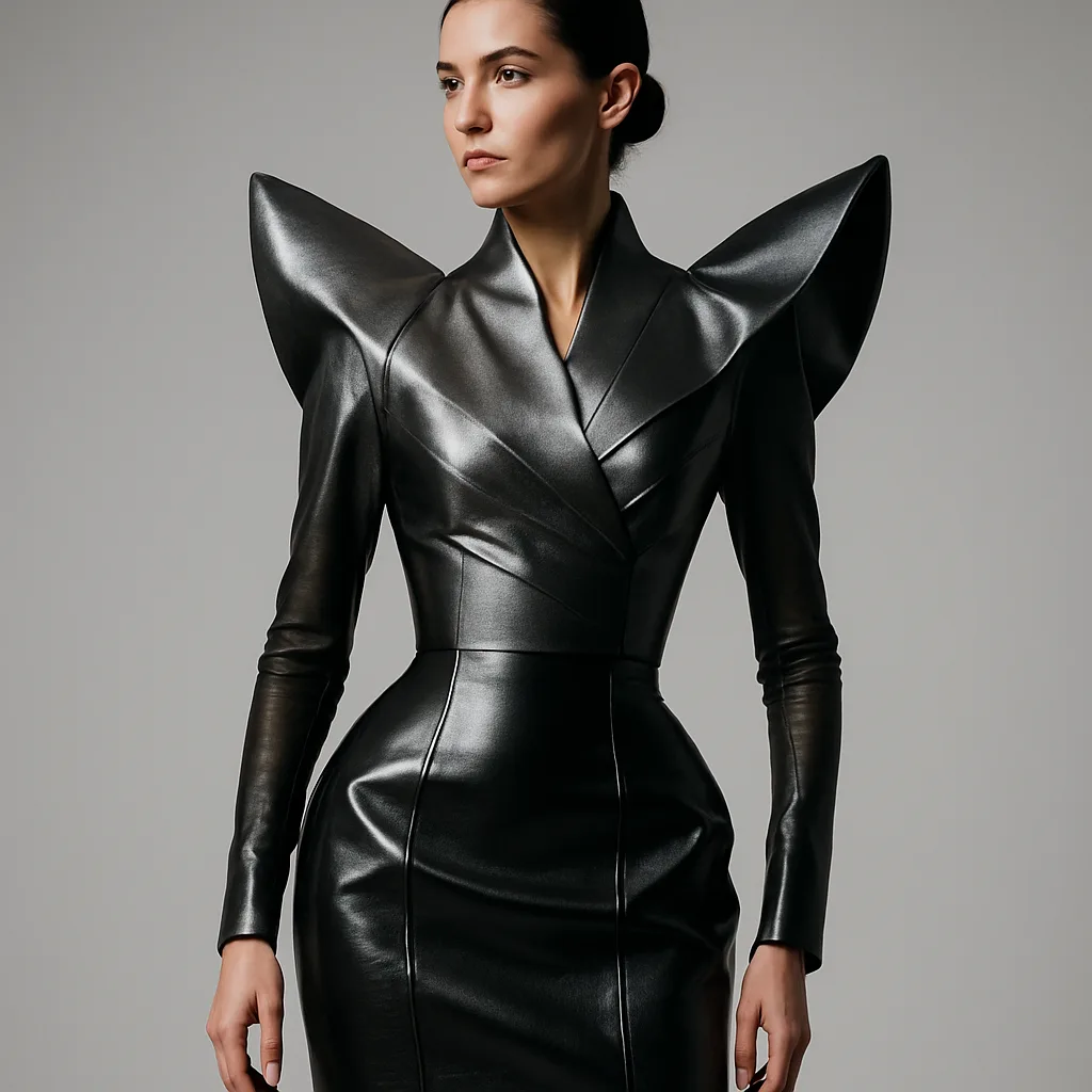 Moda Futurista de Lujo: Innovación, Siluetas y Materiales Premium
