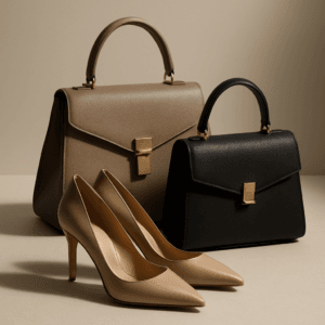 Bolsos y zapatos en la estética de Cultura del Lujo