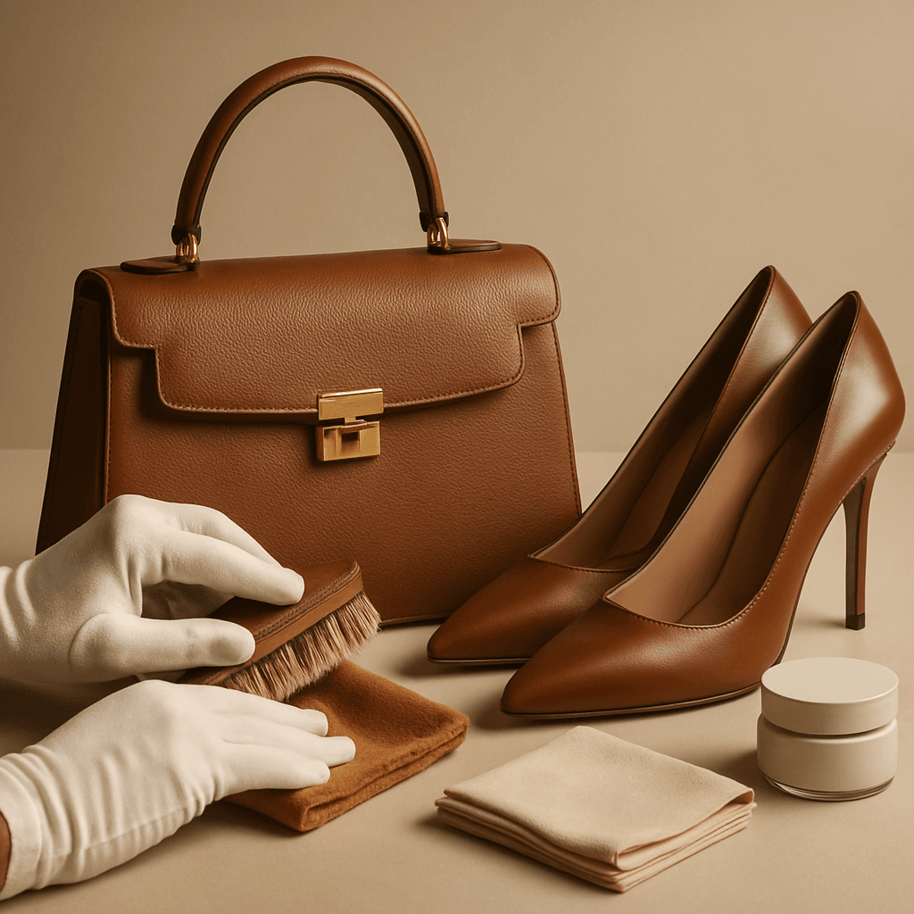 Bolsos y zapatos en la estética de Cultura del Lujo — Cuidado y conservación: el lujo se nota en el mantenimiento