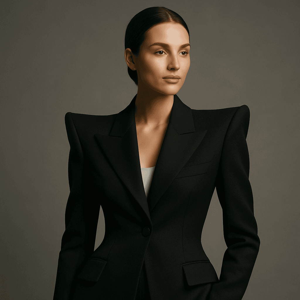 Chaquetas y siluetas arquitectónicas en Cultura del Lujo — De la alta costura al armario contemporáneo: por qué esta silueta es “Cultura del Lujo”