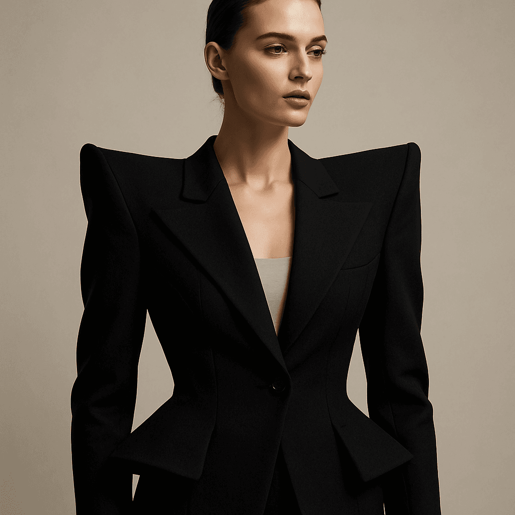 Chaquetas y siluetas arquitectónicas en Guías de estilo Premium — Qué es una silueta arquitectónica en chaquetas (definición clara)