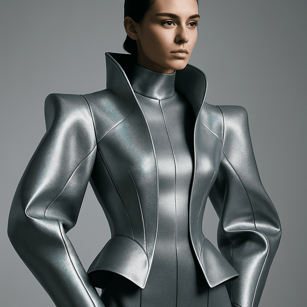 Moda Futurista de Lujo: Siluetas Arquitectónicas y Materiales Inteligentes — Qué es la moda futurista de lujo (y qué no)