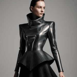 Moda Futurista de Lujo: Siluetas Esculpidas y Materiales Inteligentes