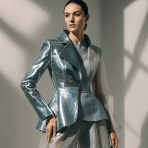 Moda futurista de lujo: materiales inteligentes y siluetas vanguardistas