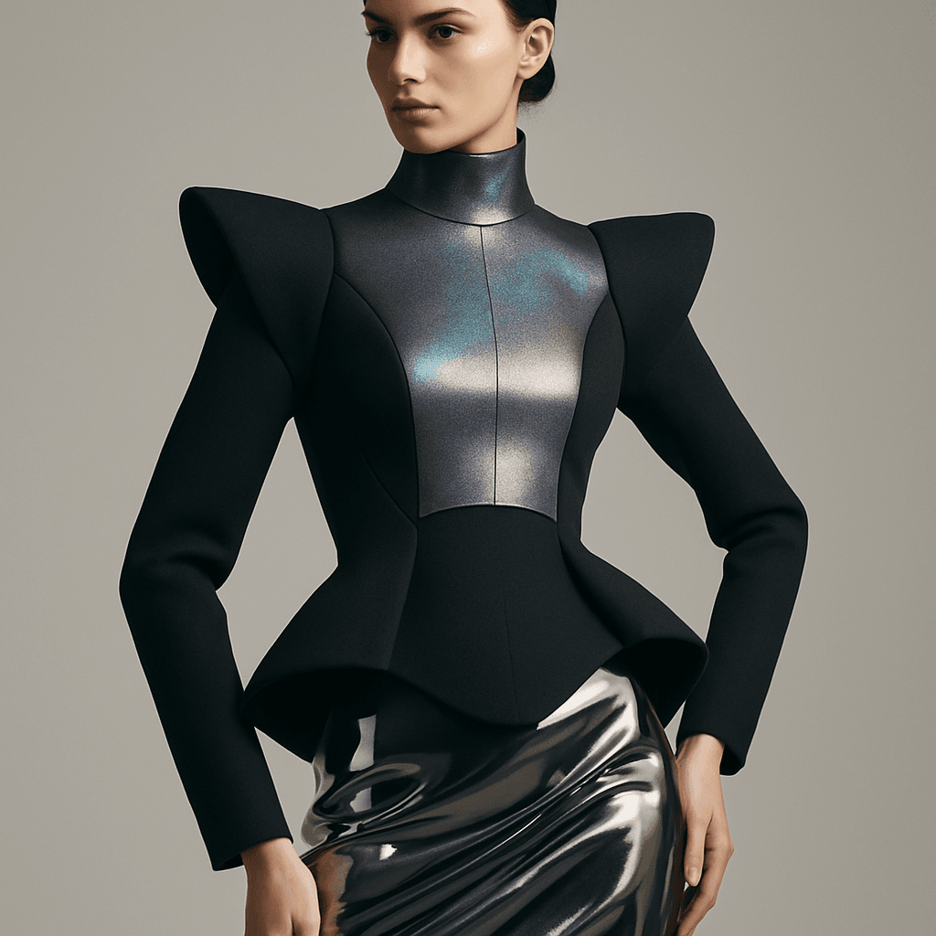 Moda futurista de lujo: materiales inteligentes y siluetas vanguardistas — Qué es la moda futurista de lujo (y por qué no es “disfraz”)