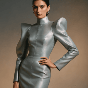 Moda Futurista de Lujo: Materiales Inteligentes y Siluetas Escultóricas