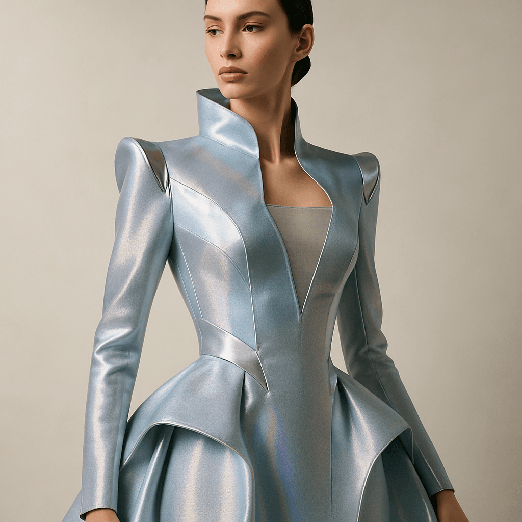 Moda Futurista de Lujo: Materiales Inteligentes y Siluetas Escultóricas — Qué es la moda futurista de lujo (y por qué ahora se siente tan relevante)