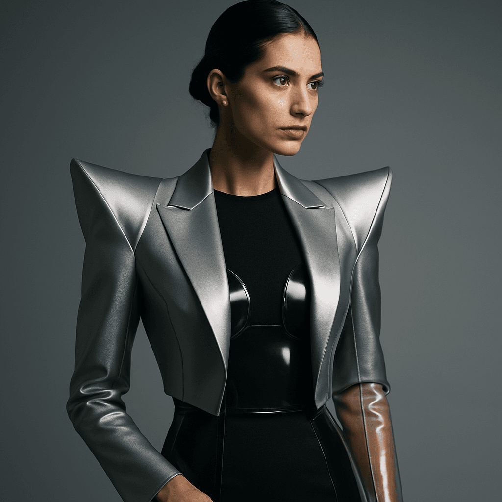 Moda Futurista de Lujo: Siluetas Esculturales y Materiales Inteligentes — Qué es la moda futurista de lujo (y por qué está redefiniendo el “premium”)