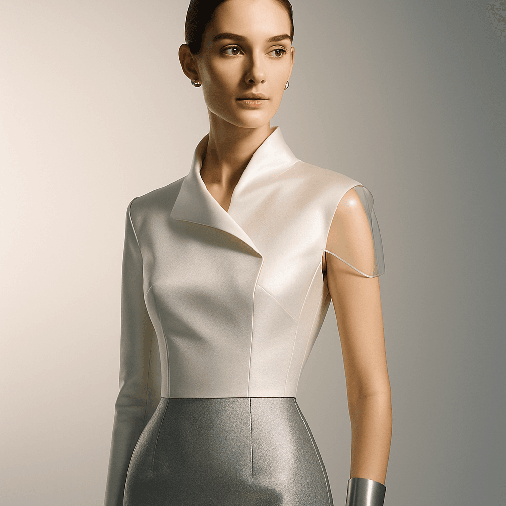Moda futurista de lujo: siluetas, materiales inteligentes y tendencia 2026 en España